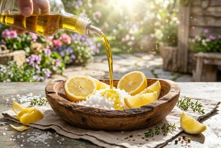 Meersalz-Zitronen-Peeling