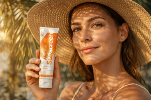 Sonnenschutz und After Sun Routine